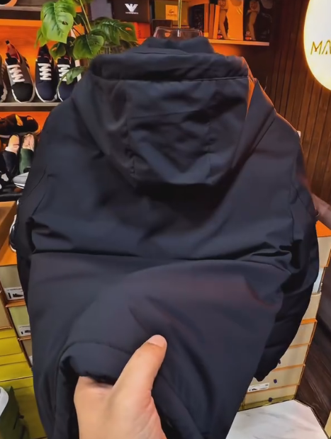 Men's Classic Black Down Jacket