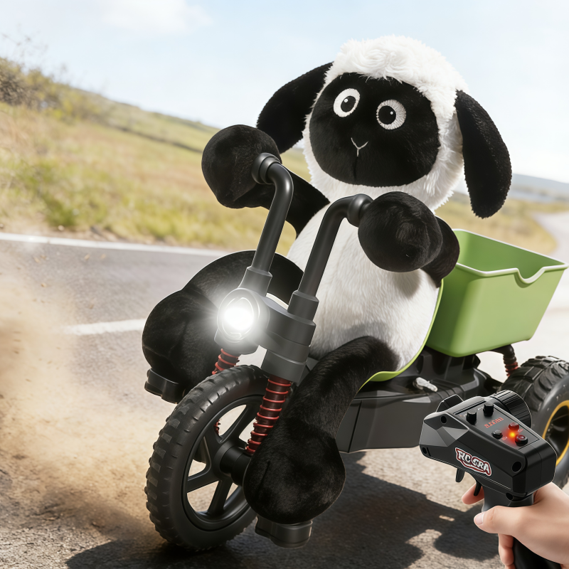 Remote-Control RC Sheep Tricycle