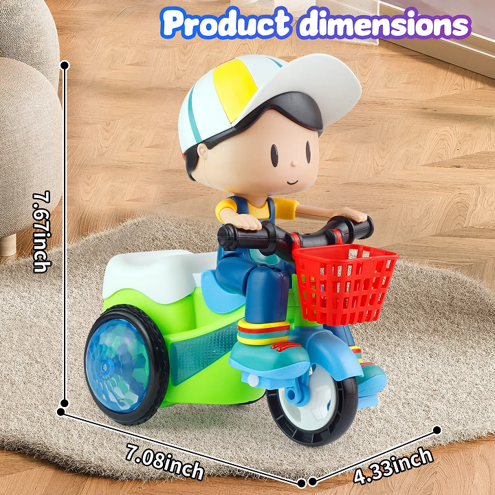 Children's Electric Stunt Tricycle Toy
