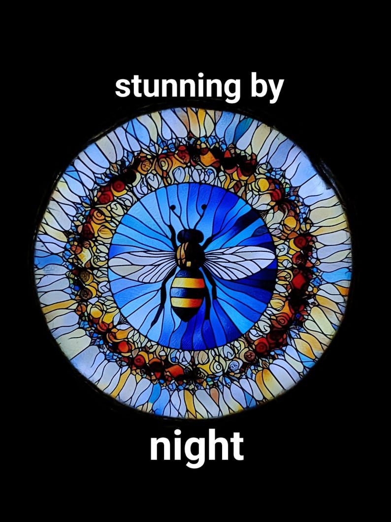 Solar Garden Bee Sun Catcher