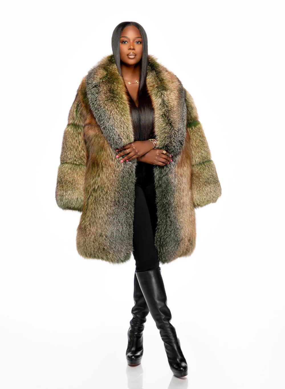 2025 plush mid-length coat