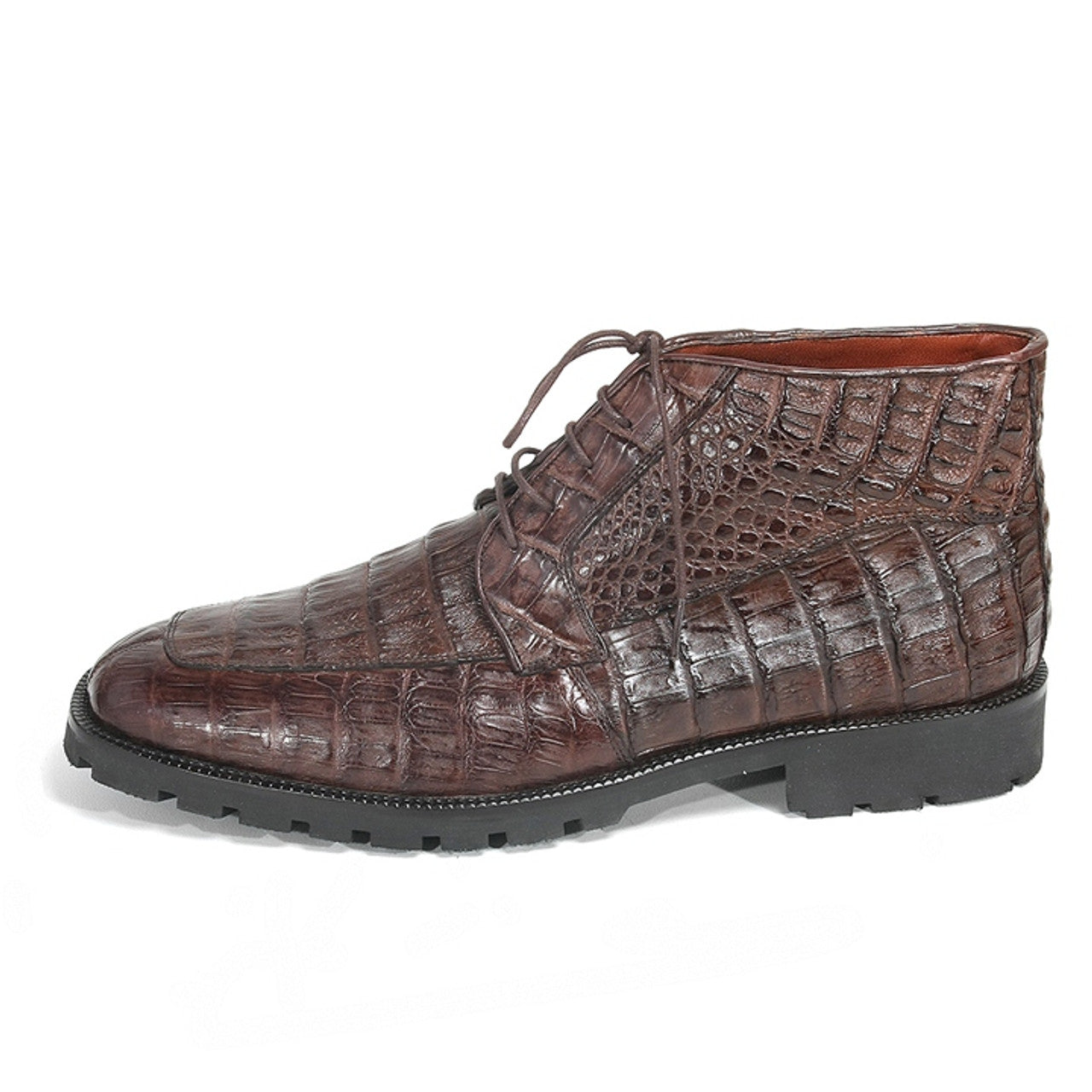 Authentic Caiman Belly Ankle Boots