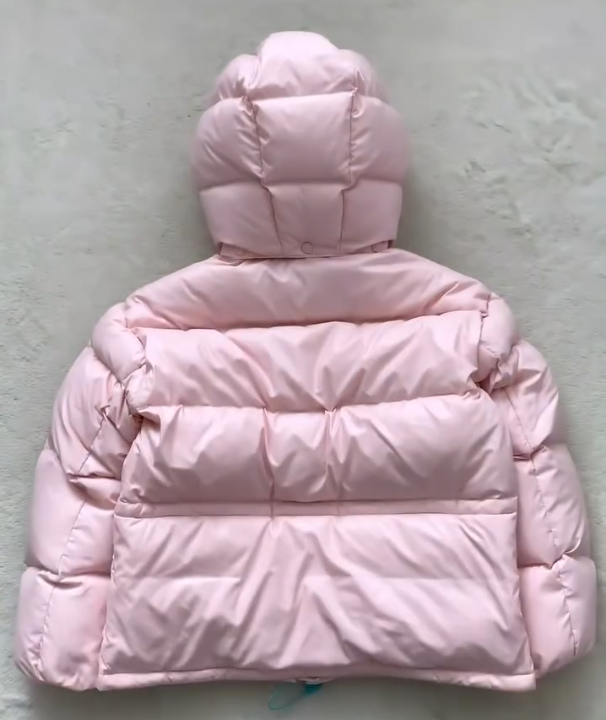 Women's pink down jacket