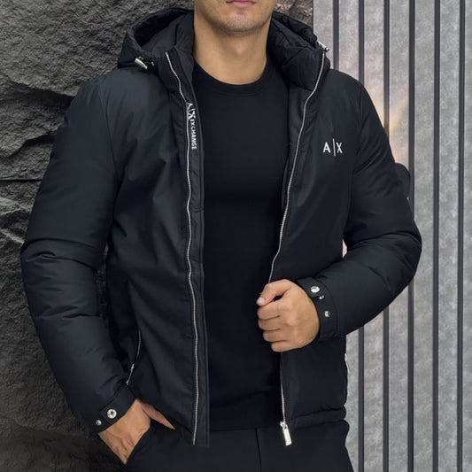 Men's Classic Black Down Jacket