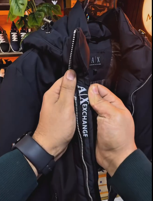 Men's Classic Black Down Jacket