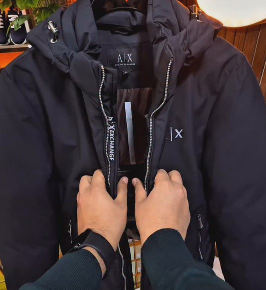 Men's Classic Black Down Jacket