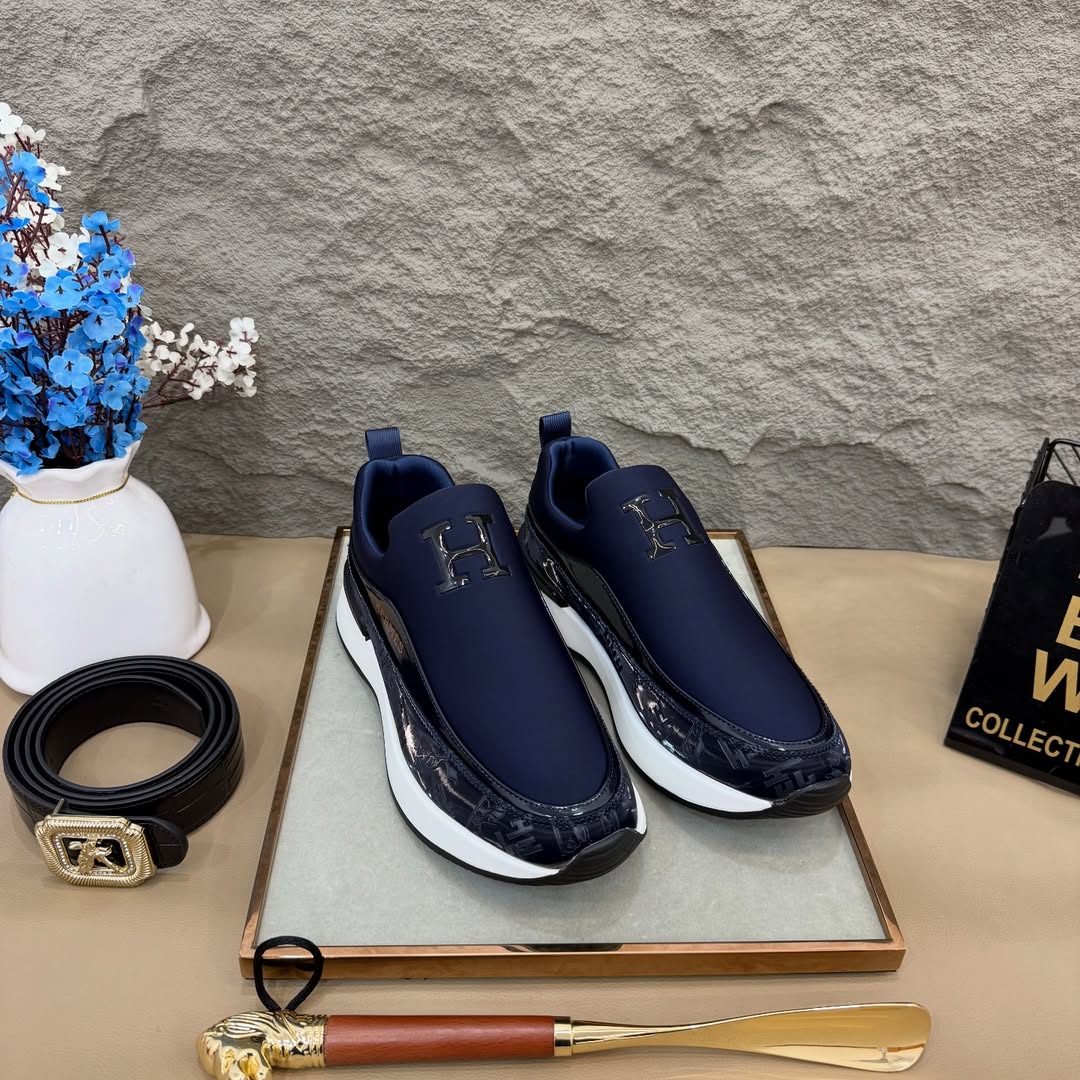 Men's luxury genuine leather casual shoes