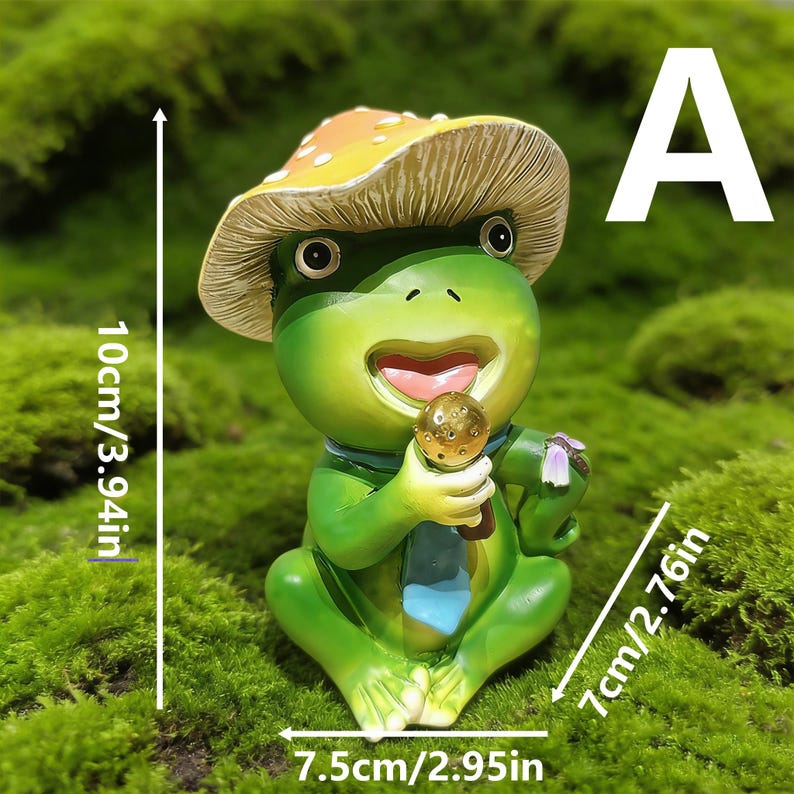 Resin Frog Band Garden Statue