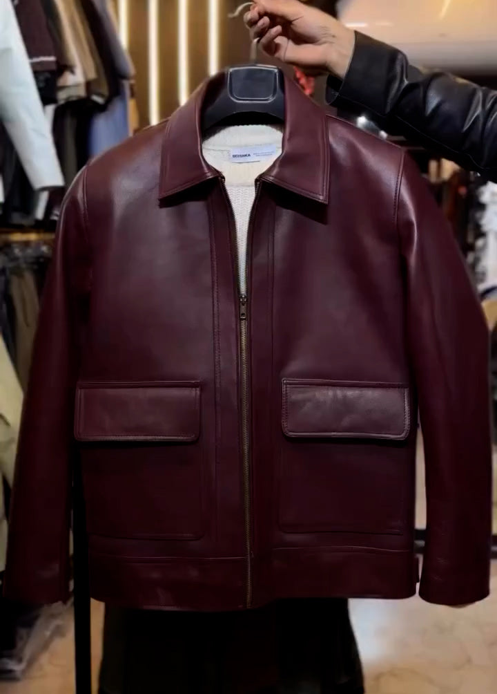 Men's premium sheepskin jacket