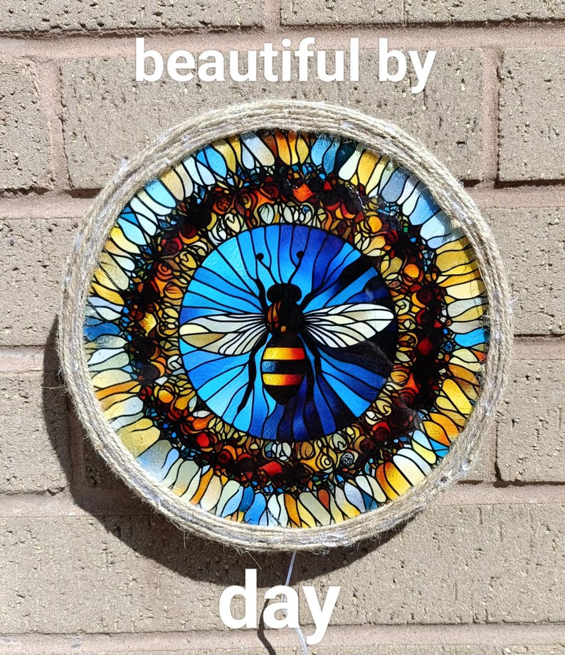 Solar Garden Bee Sun Catcher