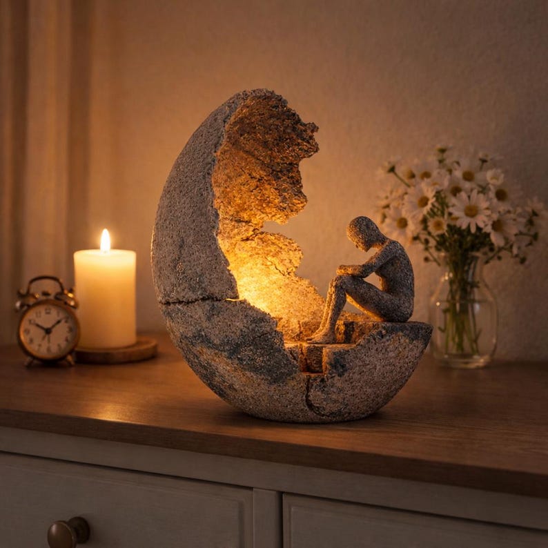 Unique Void Goddess Sculpture