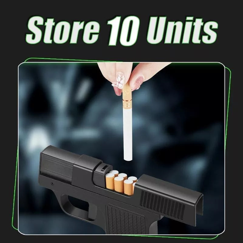 Creative Gun-Shaped Cigarette Case Lighter: A Unique & Practical Gift for Your Boyfriend