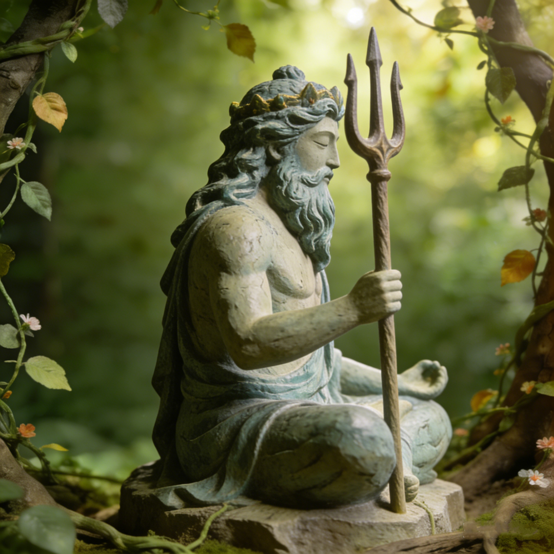 Meditation Poseidon Sculpture