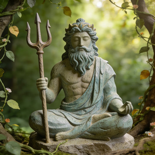 Meditation Poseidon Sculpture