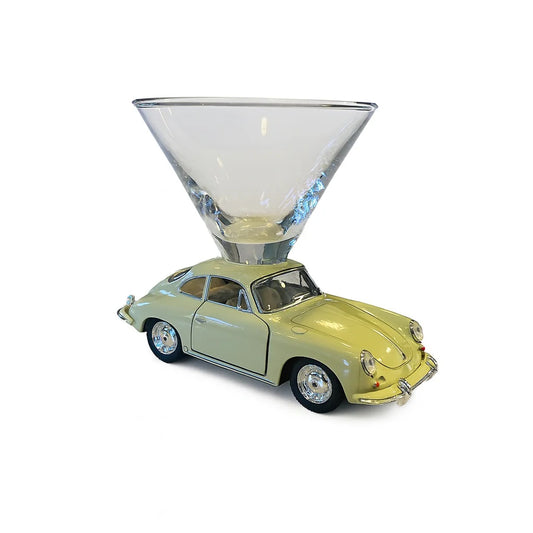 Classic sports car martini glass - Father's Day gift
