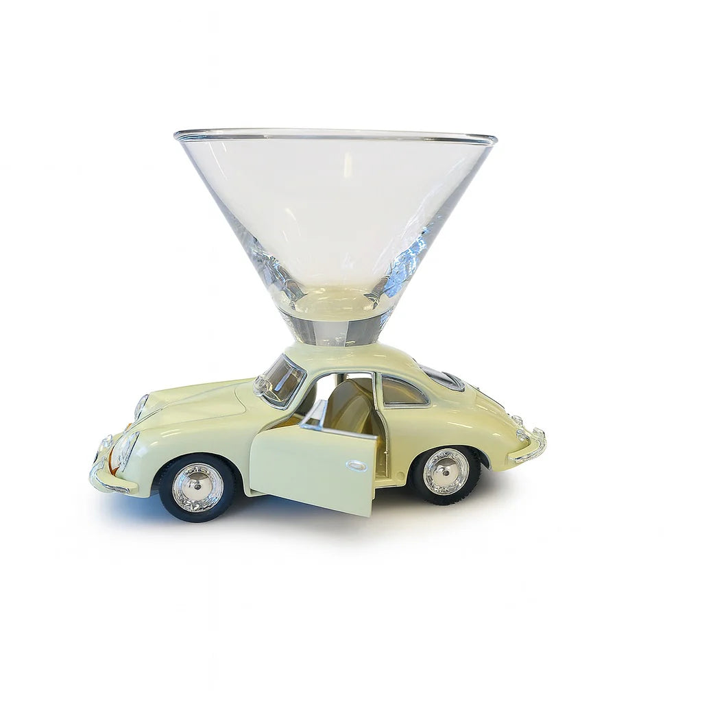 Classic sports car martini glass - Father's Day gift
