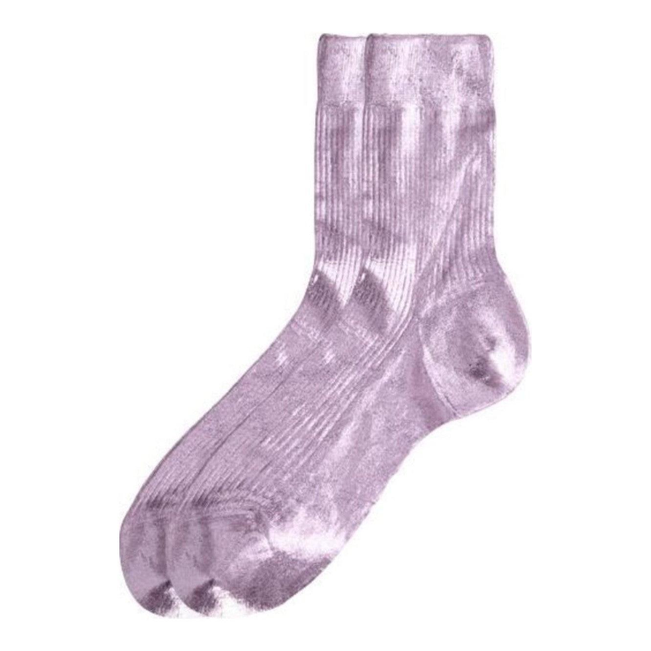 Sparkling metallic silk stockings