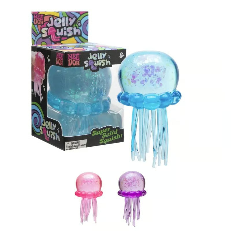 Schylling Jelly Squish – Soft Gel-Filled Sensory Squeeze Toy for Home, Office & Travel