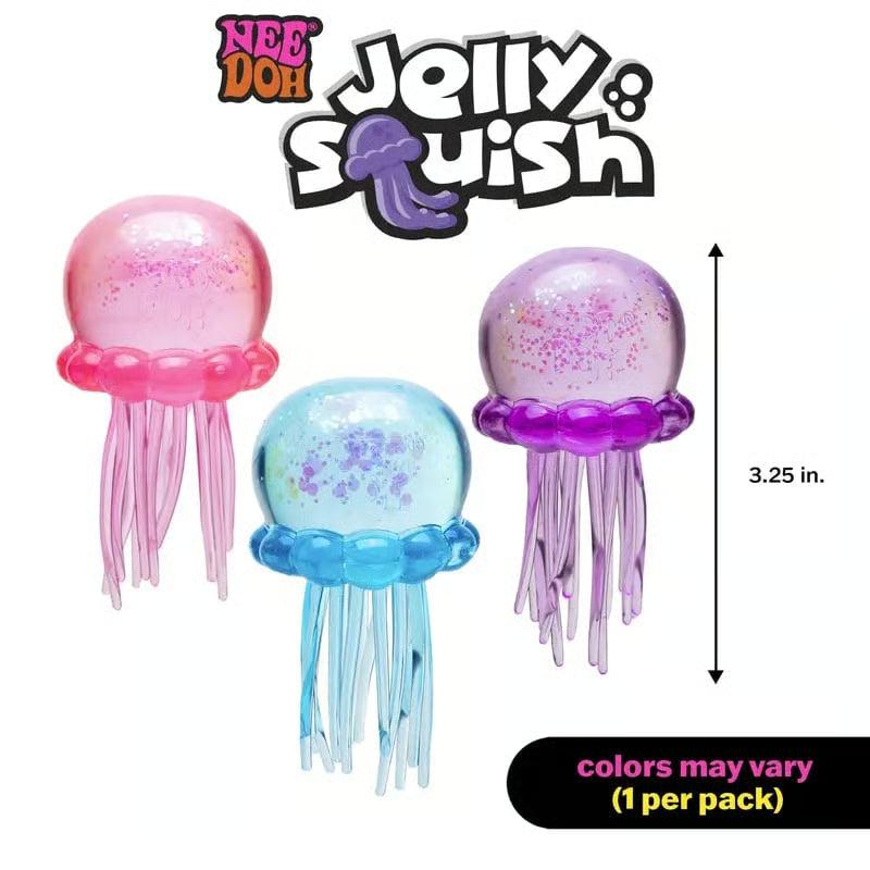 Schylling Jelly Squish – Soft Gel-Filled Sensory Squeeze Toy for Home, Office & Travel