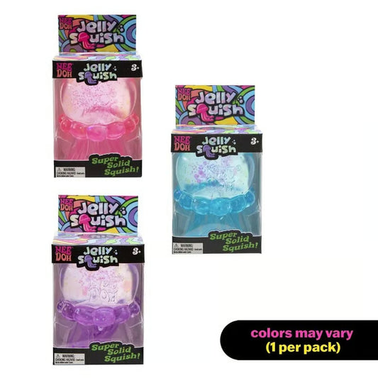 Schylling Jelly Squish – Soft Gel-Filled Sensory Squeeze Toy for Home, Office & Travel
