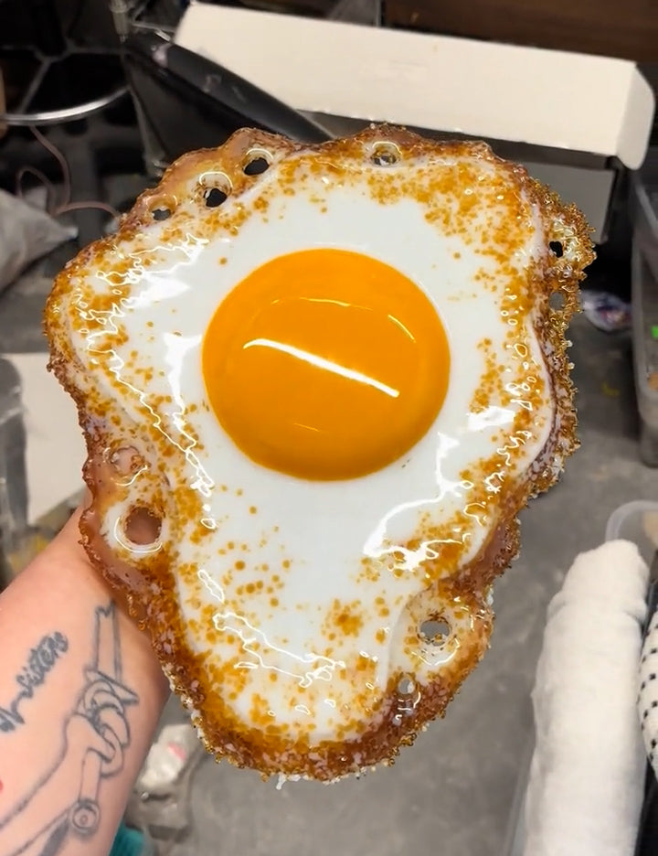 Fun Fried Egg Wall Hanging Ornament